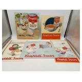 5 Campbell's Soup Kids Tin Litho Advertising Signs