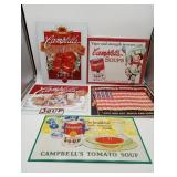 Campbell's Tomatoe Soup Tin Signs 5 pcs