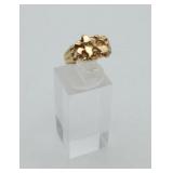 14k Gold Nugget Ring 3.6 grams