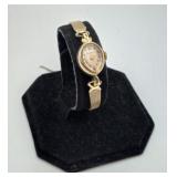 14k Gold Lucien Piccard Ladies Watch BACK WT 1.4gm
