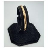 14k Gold Hinged Bangle Bracelet SEE PICS 4.7