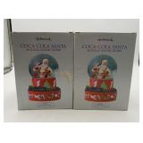 Hallmark Coca-Cola Musical Snow Globes w/ Santa