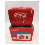 Coca-Cola Mini cooler Radio AM/FM with TV Band MIB
