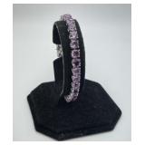 Sterling Amethyst Tennis Bracelet