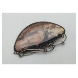 Artisan Made Picture Jasper Brooch Pendant