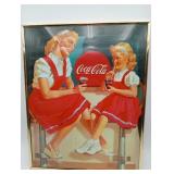Vintage Coca-Cola Poster Framed Advertisment
