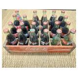 Red Wooden Coca-Cola Crate 1960's INC Bottles 8oz