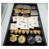 Agusta Military Academy Enamel Badges West Point