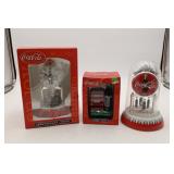 3 Coca-Cola Clocks Wine Anniversary Style Coke