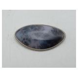 Silver Dendrite Opal Pendant