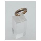 14k Gold Heavy Band Wedding Ring 5.2 grams