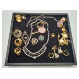 Rhinestone Jewelry Necklaces Bracelet Earrings