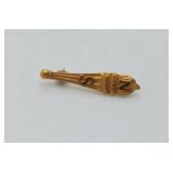 10k Gold Junior Honor Service pin TESTED 10k 1.2gm