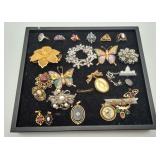 Group Quality Costume Ring Brooches Pins