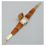 Womens Amber Cocktail Chaika Yanka Watch