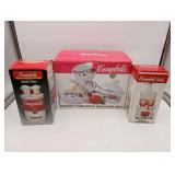 Campbell's Soup Serving Set Utensil Caddy MIB