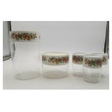 Pyrex Spice of Life 1970's Storage Canister Set