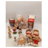 Danbury Mint Campbell Kids Bobble Head Plush Bear