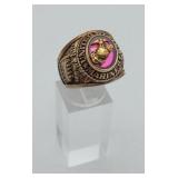 USMC Gold Enhance Men's Ring Tun Taven