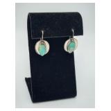 Sterling Silver Abalone Oval Earrings