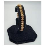 24k GP Gold Tennis Bracelet PLATED