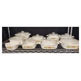 10pcs Corning Ware Spice of Life Casseroles MINT
