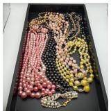 Vintage FAUX Pearl Costume Jewelry Necklaces