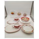 Campbell's Soup Sandwich Set Soup Mugs Plate LOT