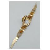 Amber Filigree Chaika Peek a Boo Russian Watch