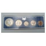 1966 US Special Mint Set 40% Silver Half Dollar