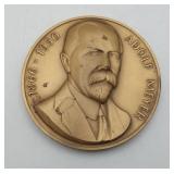 Heavy Bronze Coin Adolf Meyer 8 OZ