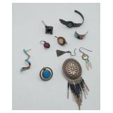 Native American Sterling Silver Miss Match Jewelry