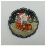 G DeBrekht Russian Santa Claus Ded Moroz Brooch