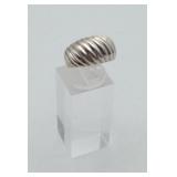 Sterling Silver Dome Ring