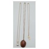 3 Gold FILLED Necklaces & Pendants