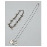 Sterling Seed Pearl Bracelet Robert l Morris Cross