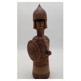 Russia Soviet Carved Warrior Bottle Holder Bogatyr