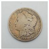 1891-O Morgan Silver Dollar US Coin