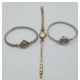 Bulova Gold RGP Ladies Wrist Watches