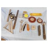 Speed Square Tape Measure Utility Knife Tools