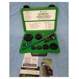 Greenlee Knockout Punch Set 7238SB LIKE NEW