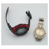 Rhinestone Mens Quartz Watch & Digital Watch