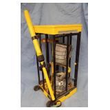 Portable Work Light on Wheels & Cage