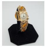 Chaika Peekaboo Yanka Soviet Amber Watch