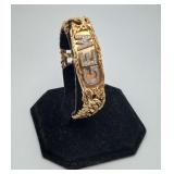 14k Gold Gents ID Bracelet 'GEW' 44.5gms SEE NOTE