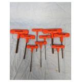 Craftsman T Handle Hex Keys Wrenchs SAE