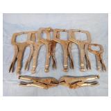 Vise Grip C-Clamp Locking Pliers Welding Tools
