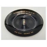 1969 Washington Coca-Cola Smoked Glass Tray