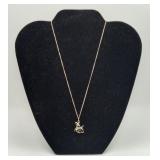 835 Silver Ram Capricorn Pendant Necklace