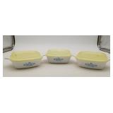 VTG Corning Ware Petite Casserole Cornflower Dish